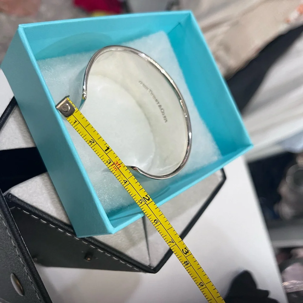 Tiffany & Co. Polished Sterling Silver Wide Cuff Bracelet - Picture 6 of 8